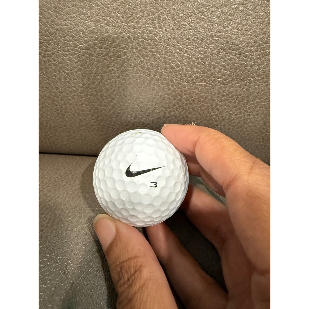 Nike Tour Accuracy TW Golf Ball White Tiger Woods Swoosh Logo Number 3